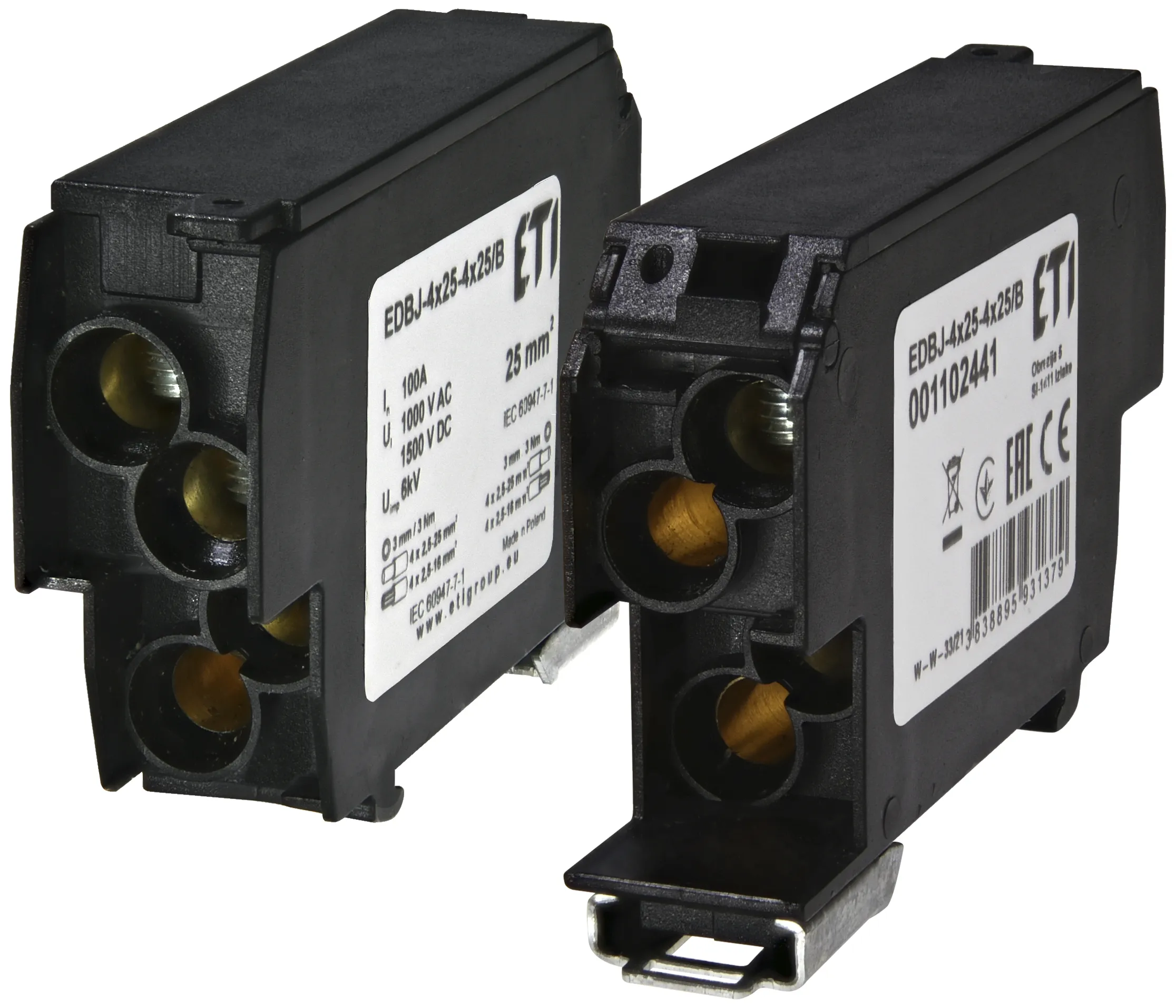Blok rozdzielczy EDBJ-4x25-4x25/B 001102441