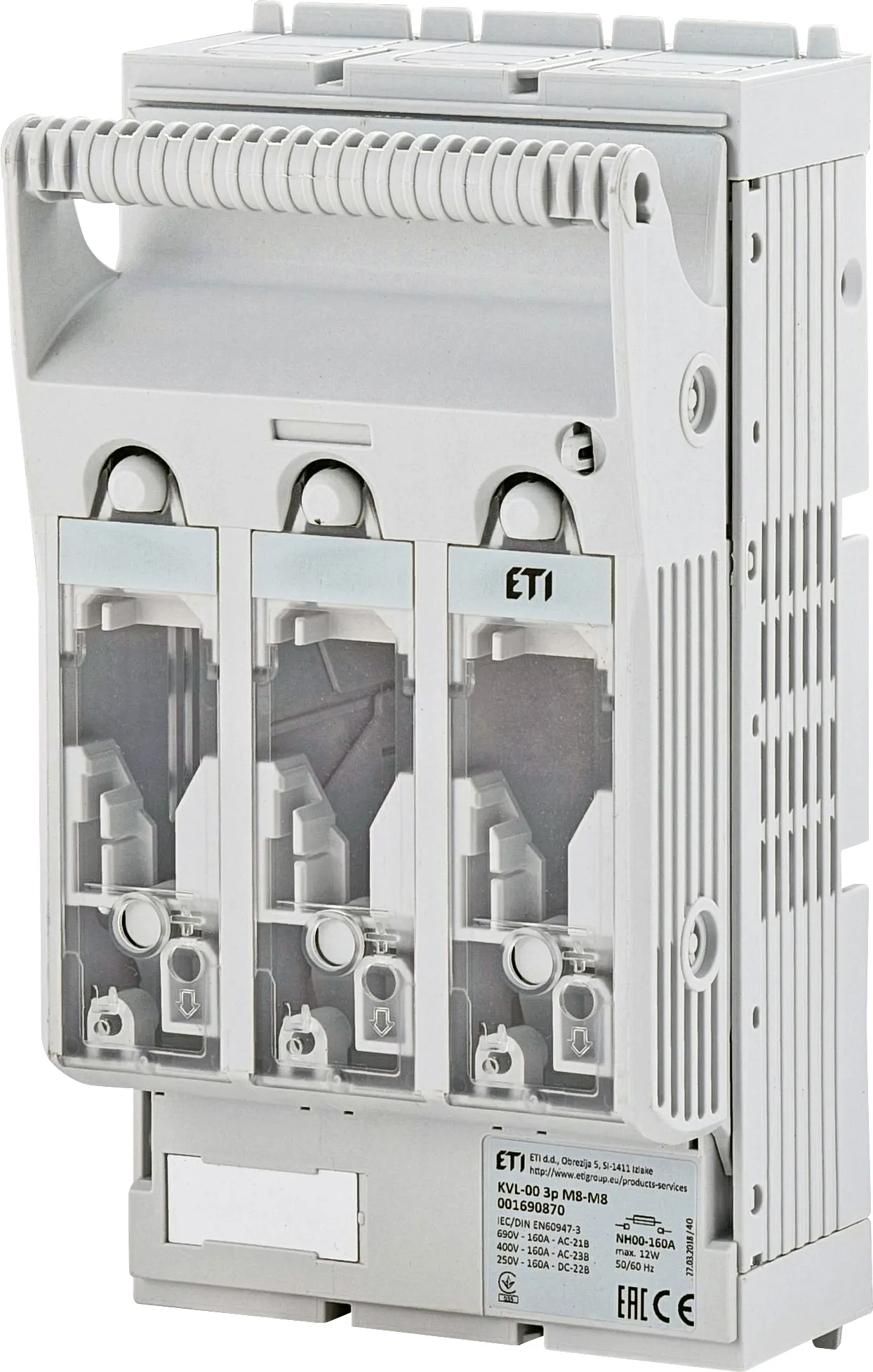 Rozłącznik skrzynkowy KVL-00 3p M8-M8 001690870