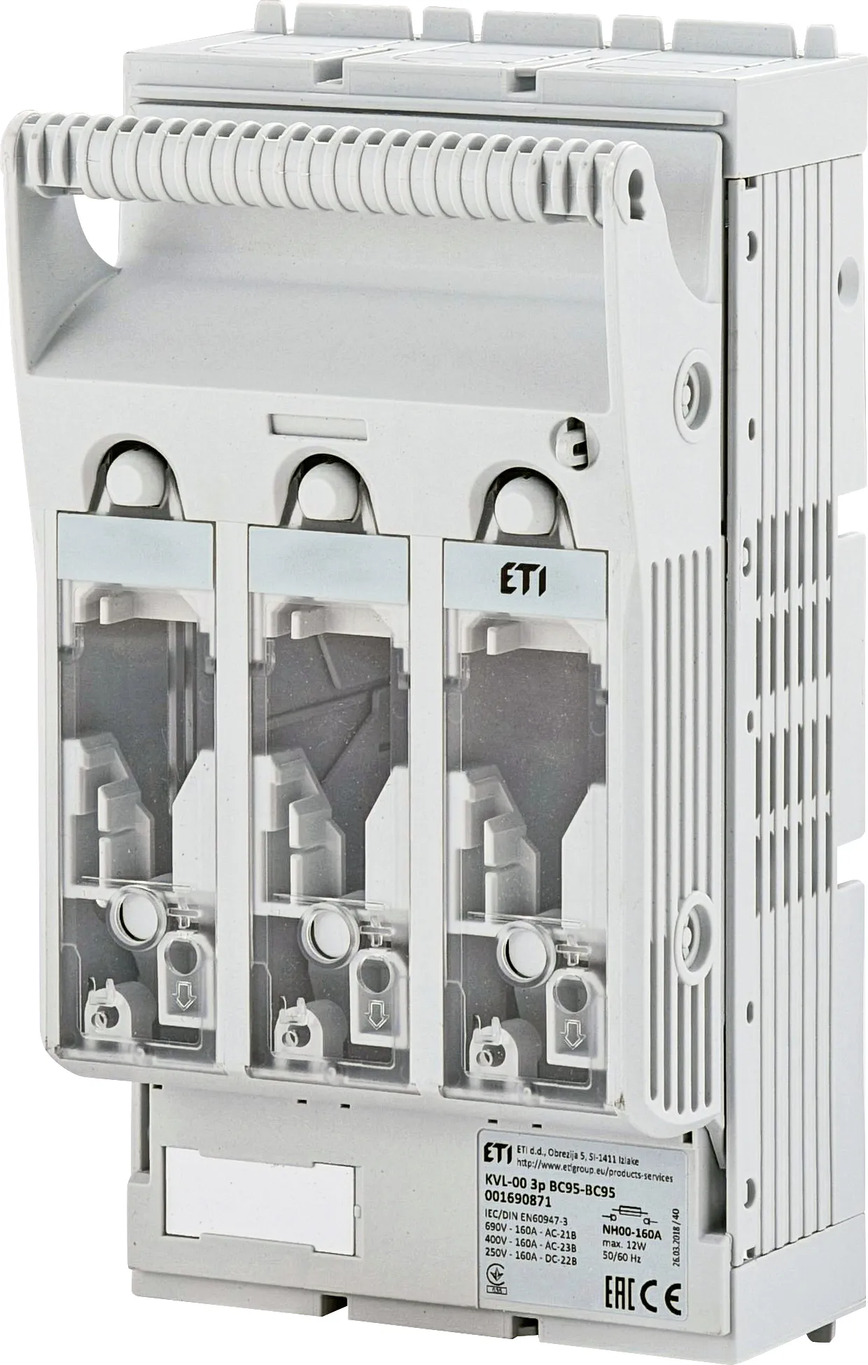 Rozłącznik skrzynkowy KVL-00 3p BC95-BC95 001690871