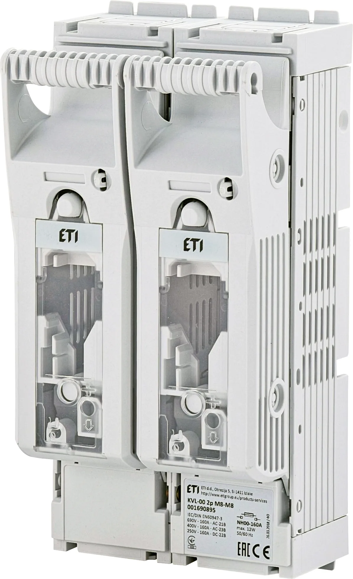 Rozłącznik skrzynkowy KVL-00 2p M8-M8 001690895