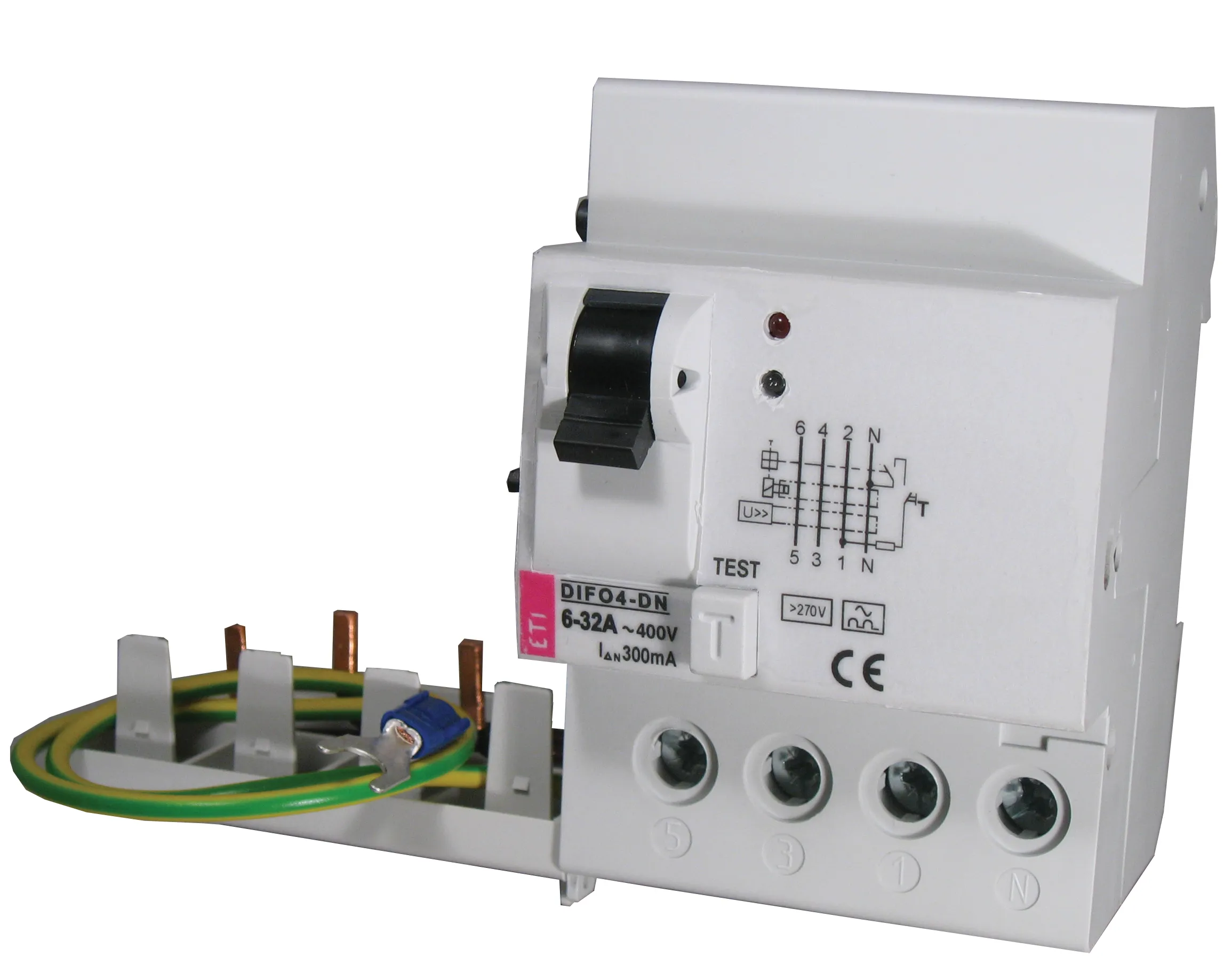 Wył. różnicowy z zabezp. nadpr * DIFO-4-DN A 6-32/0.03 002058321