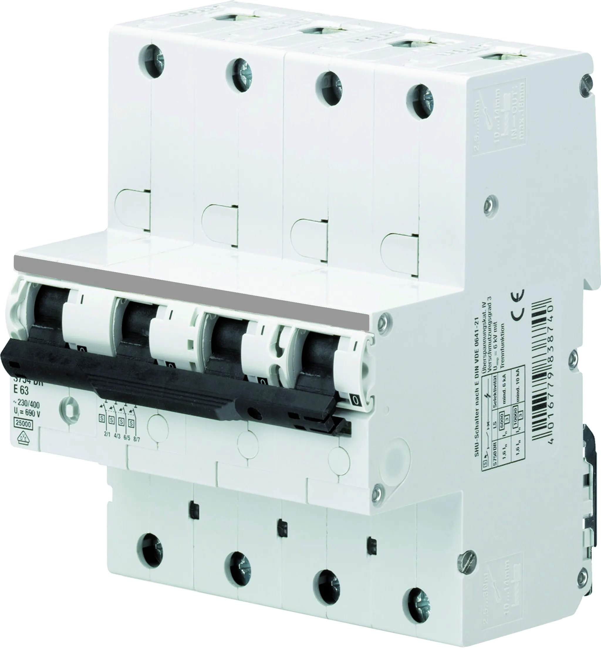 Wyłącznik nadprądowy ETIMAT SM 4p E63 002129236