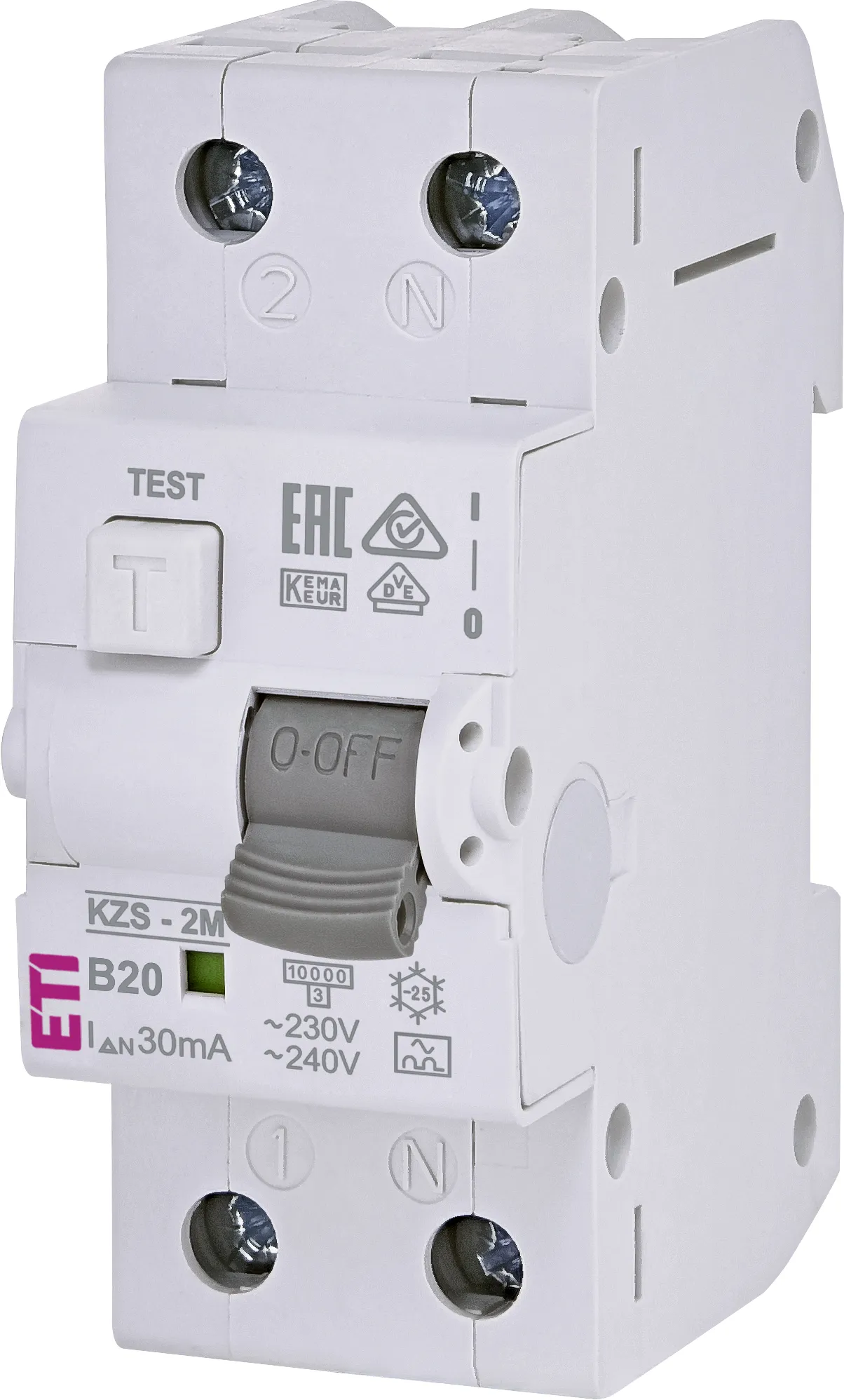 Wył. różnicowy z zabezp. nadpr KZS-2M A B20/0.03 002173205
