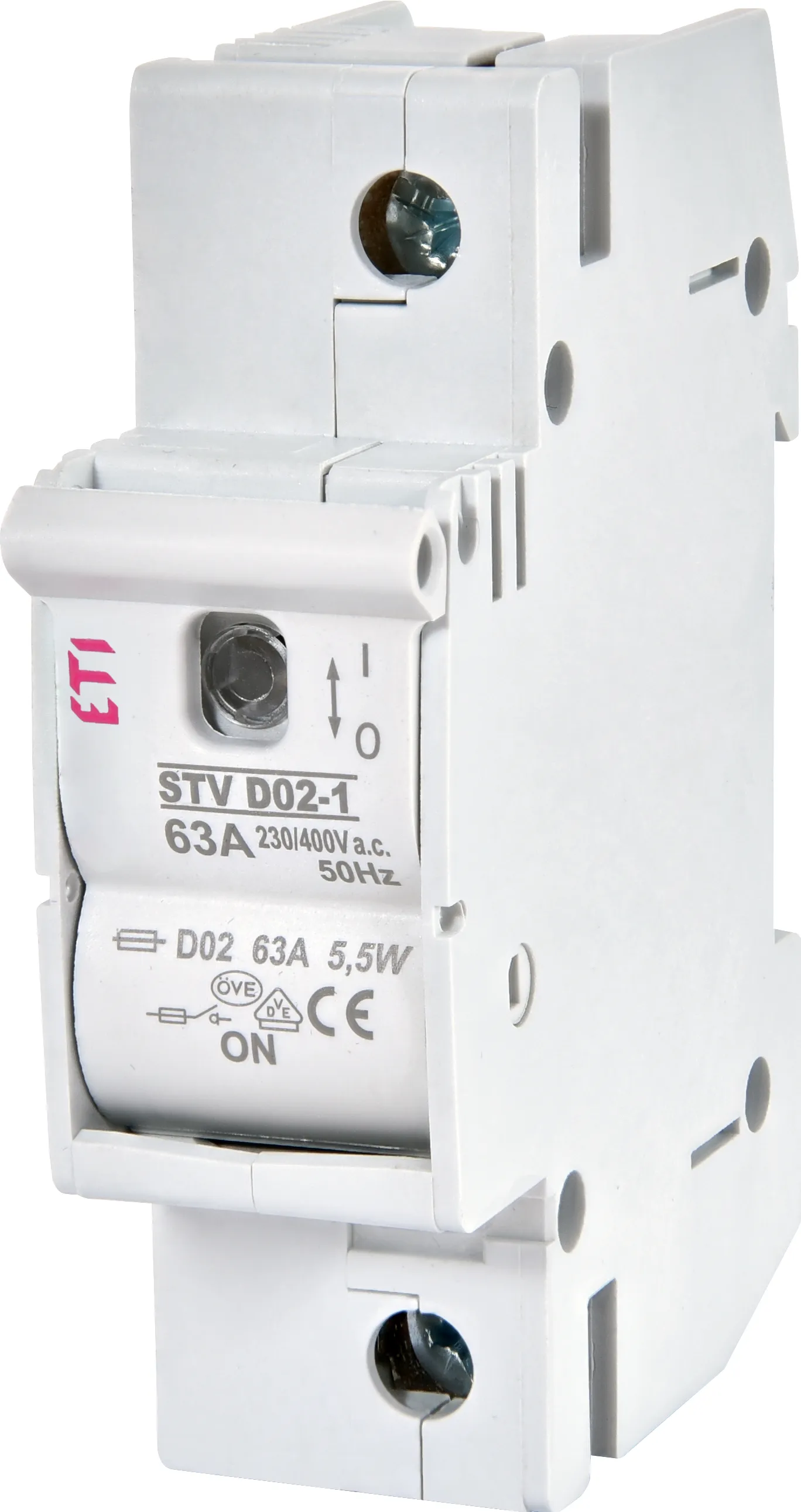 Rozłącznik izolacyjny z bezp. STV D02 63A 1p 002271001