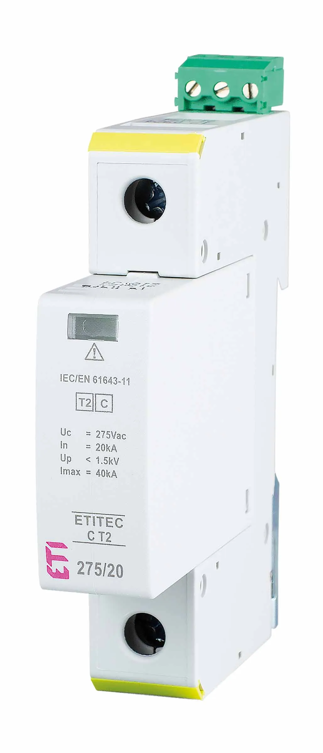 Ogranicznik przepięć ETITEC C T2 275/20 1+0 RC 002440394