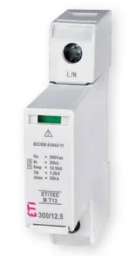 Ogranicznik przepięć ETITEC M T12 300/12,5 1+0 002440510