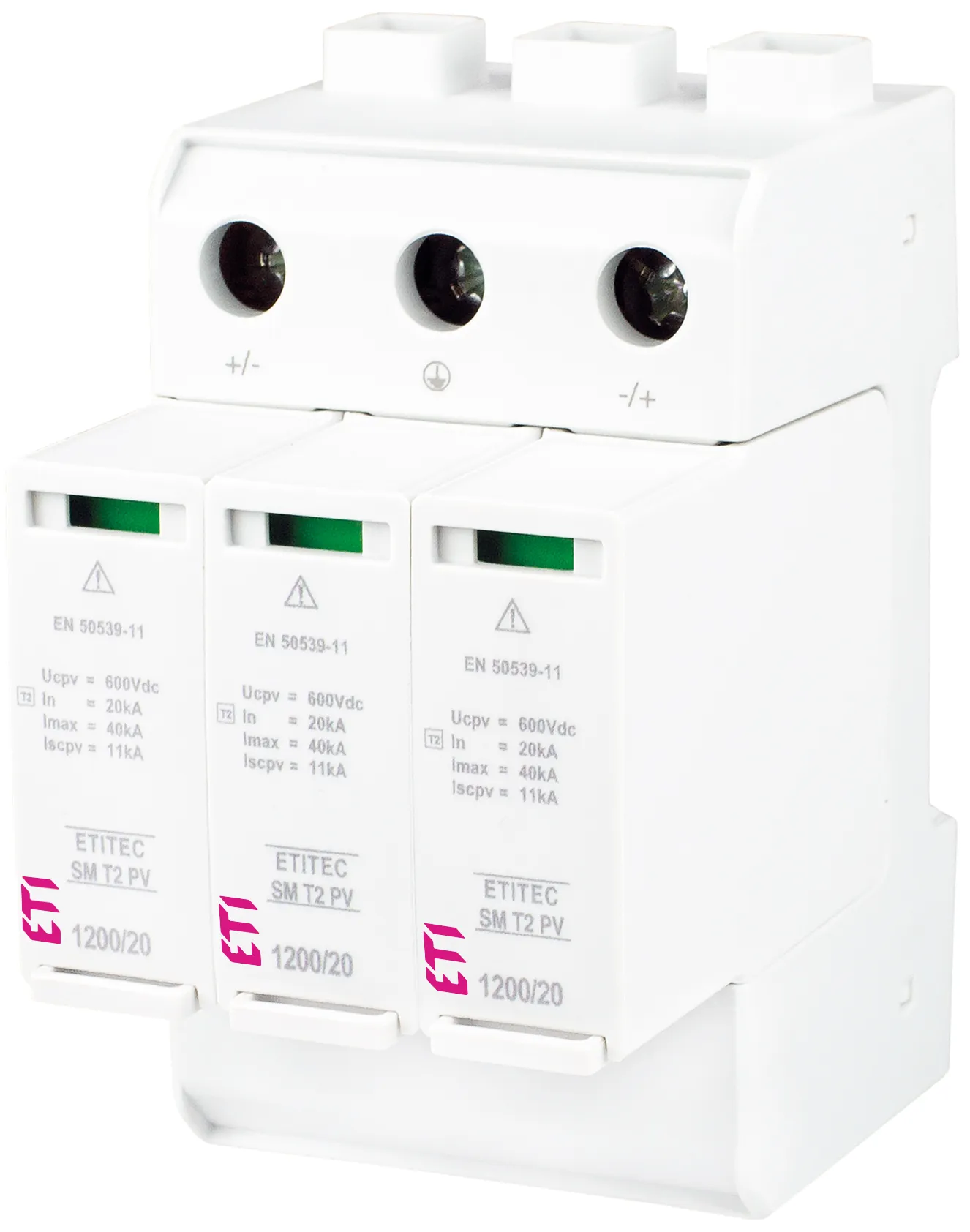Ogranicznik przepięć ETITEC SM T2 PV 1200/20 Y 002440634