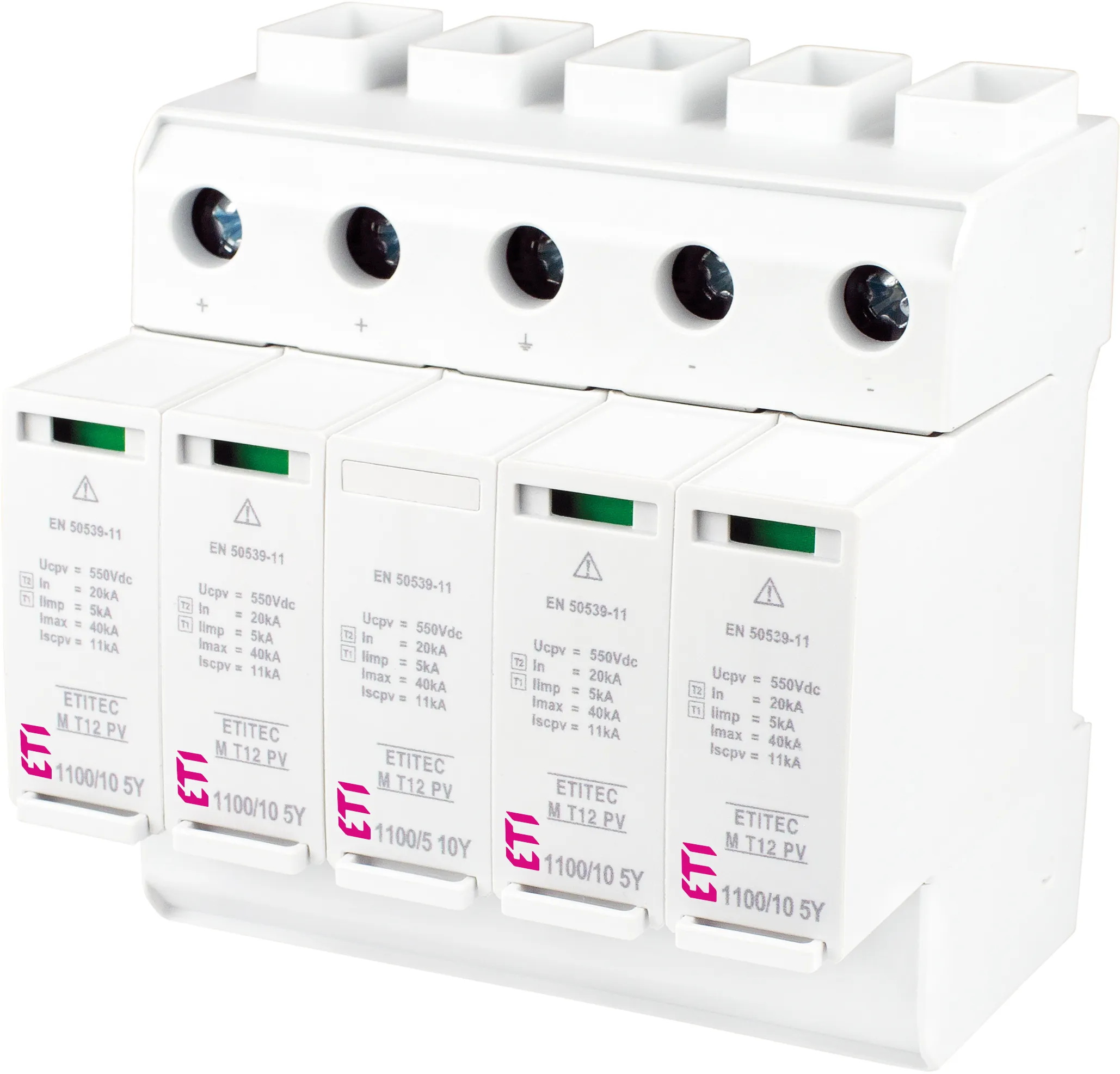 Ogranicznik przepięć ETITEC M T12 PV 1100/10 5Y 002440675