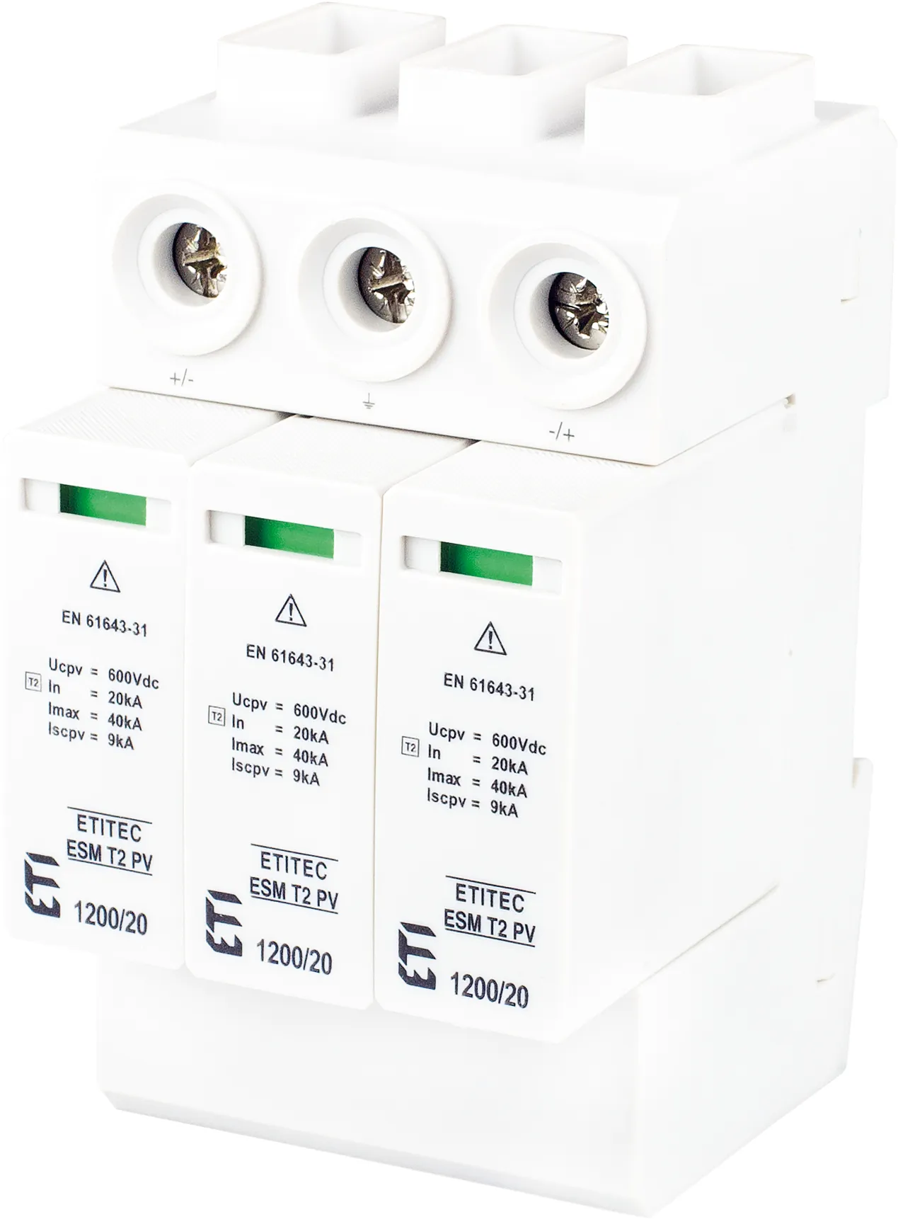 Ogranicznik przepięć ETITEC ESM T2 PV 1200/20 Y 002440680