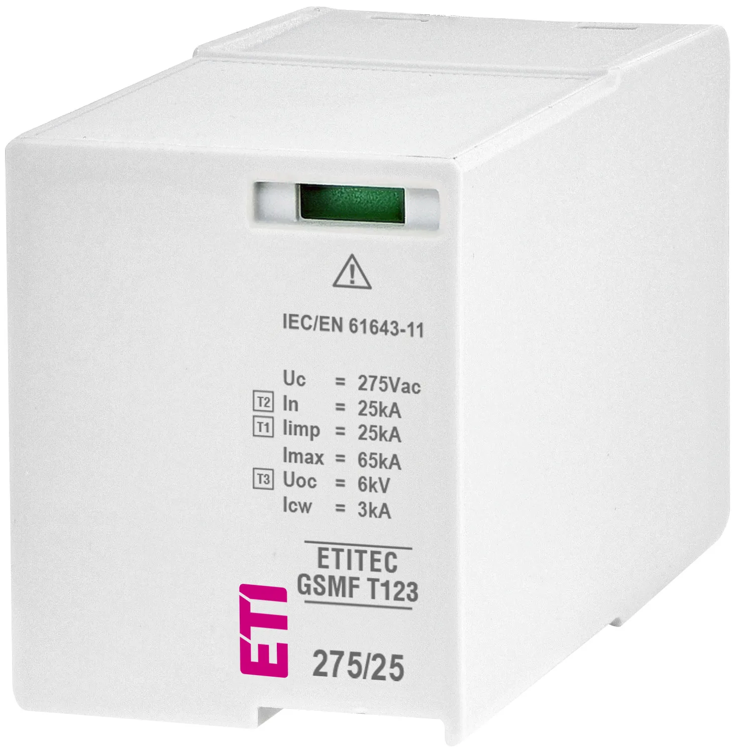 Ogranicznik przepięć MOD. GSMF T123 275/25 002440725