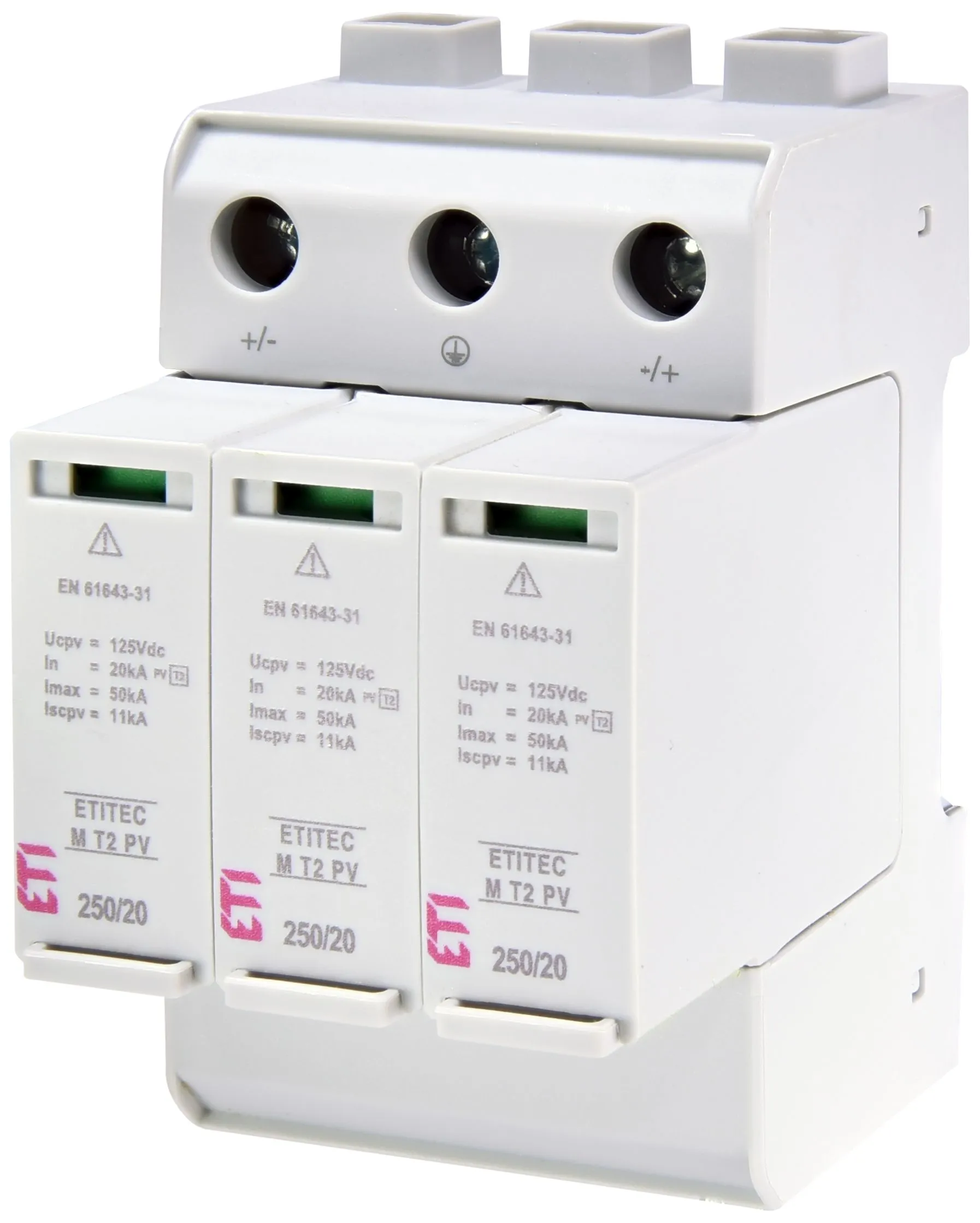 Ogranicznik przepięć ETITEC M T2 PV 250/20 Y 002440732