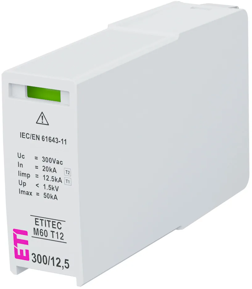 Ogranicznik przepięć MOD.ETITEC M60 T12 300/12,5 002440862