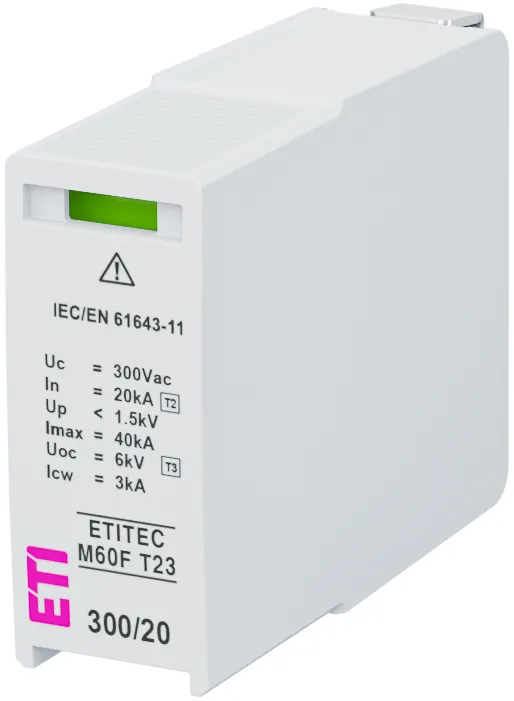 Ogranicznik przepięć MOD.ETITEC M60F T23 300/20 002440864