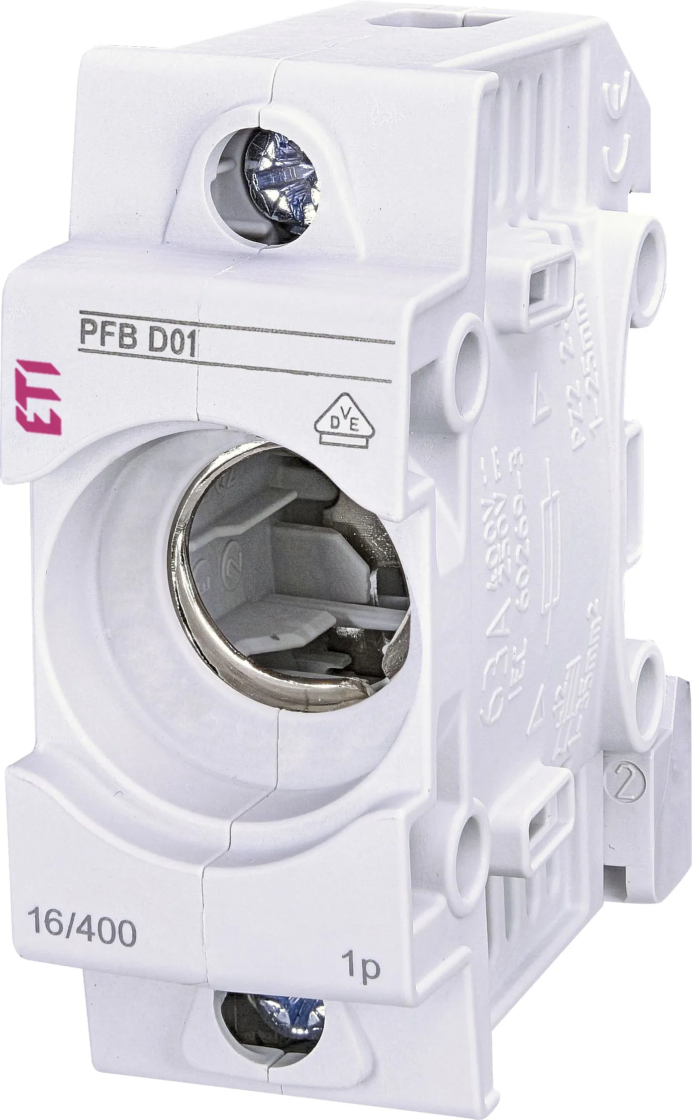 Podstawa bezpiecznikowa PFB D01 1p 002510011