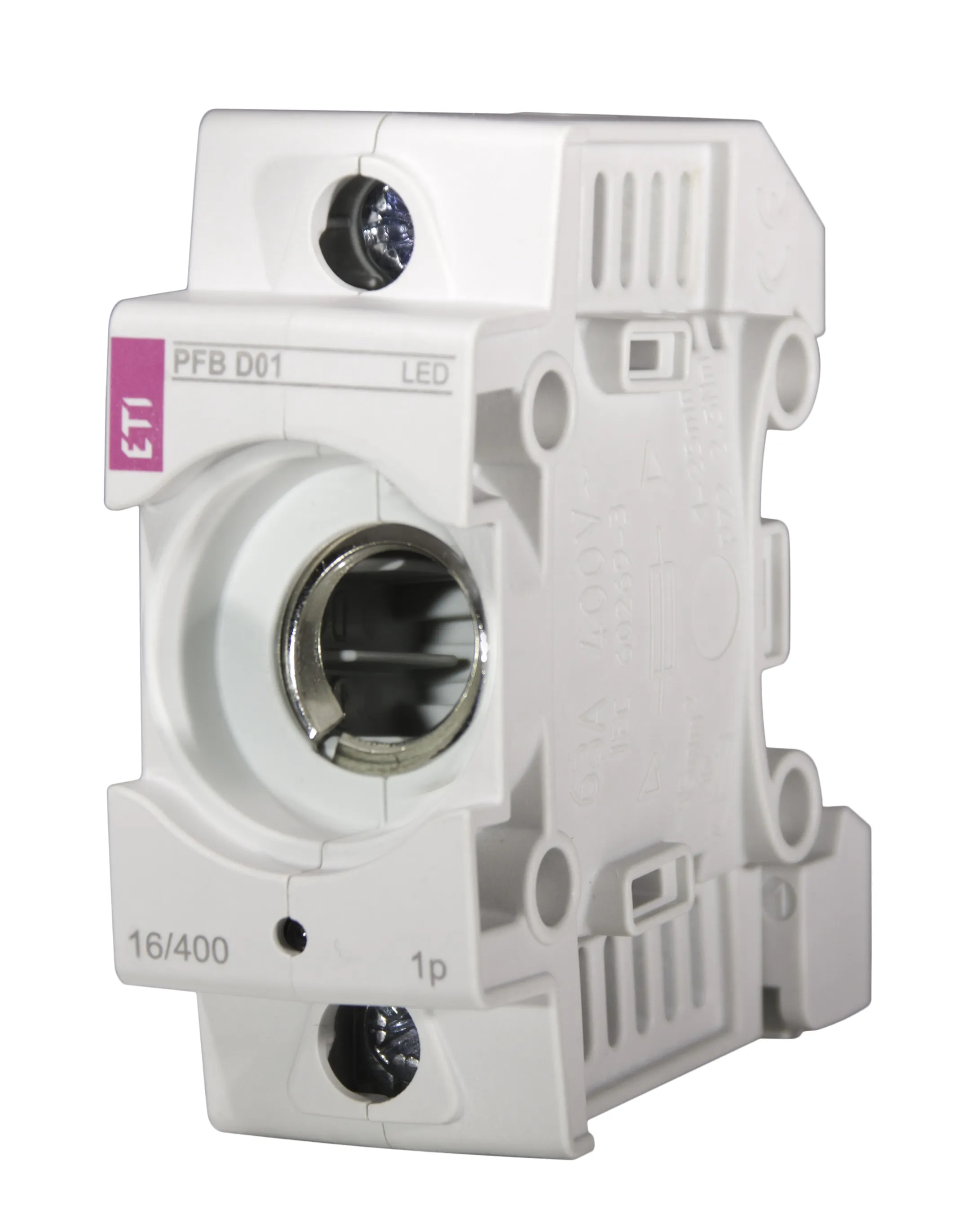 Podstawa bezpiecznikowa PFB D01 1p LED 002510012