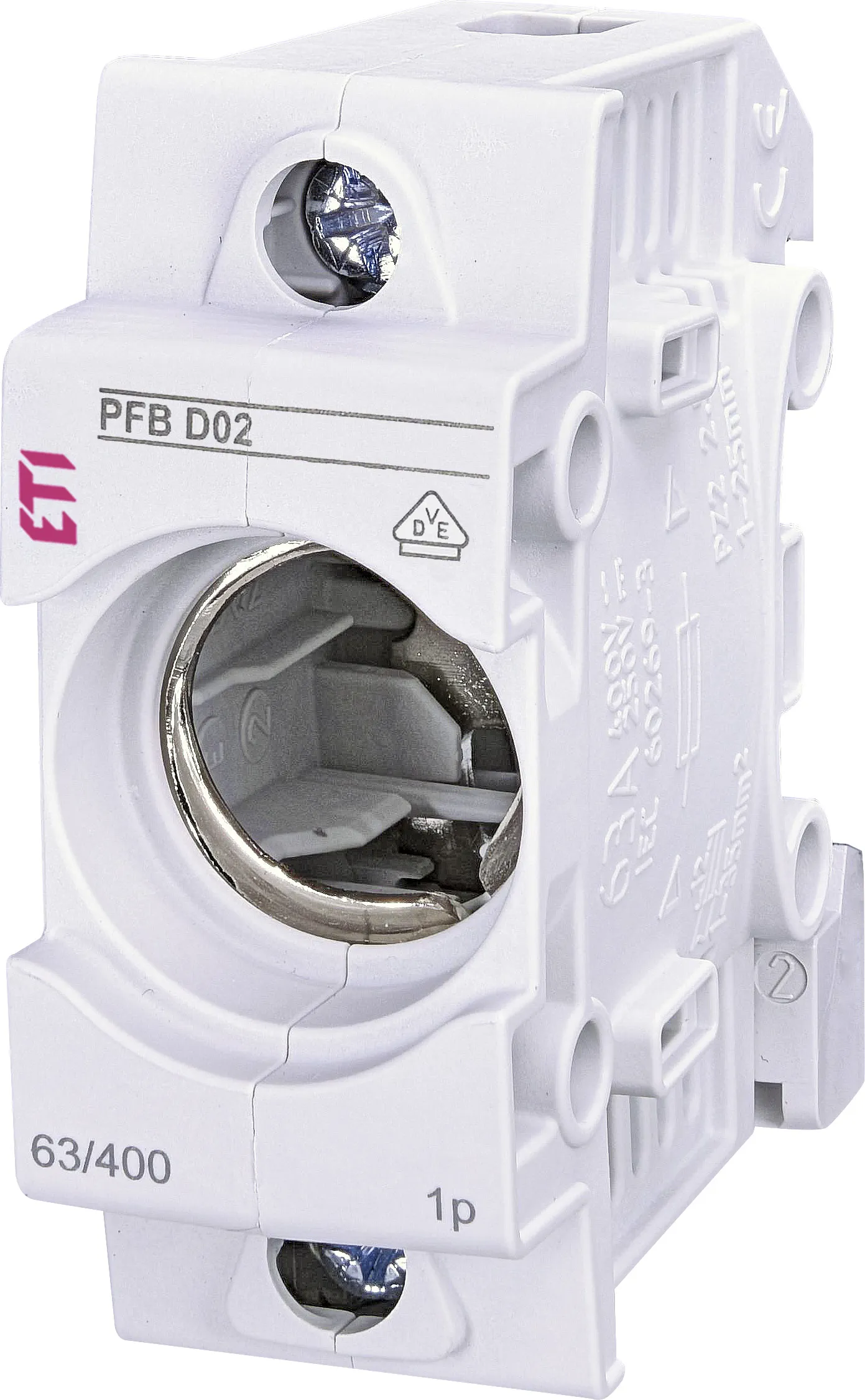 Podstawa bezpiecznikowa PFB D02 1p 002510021