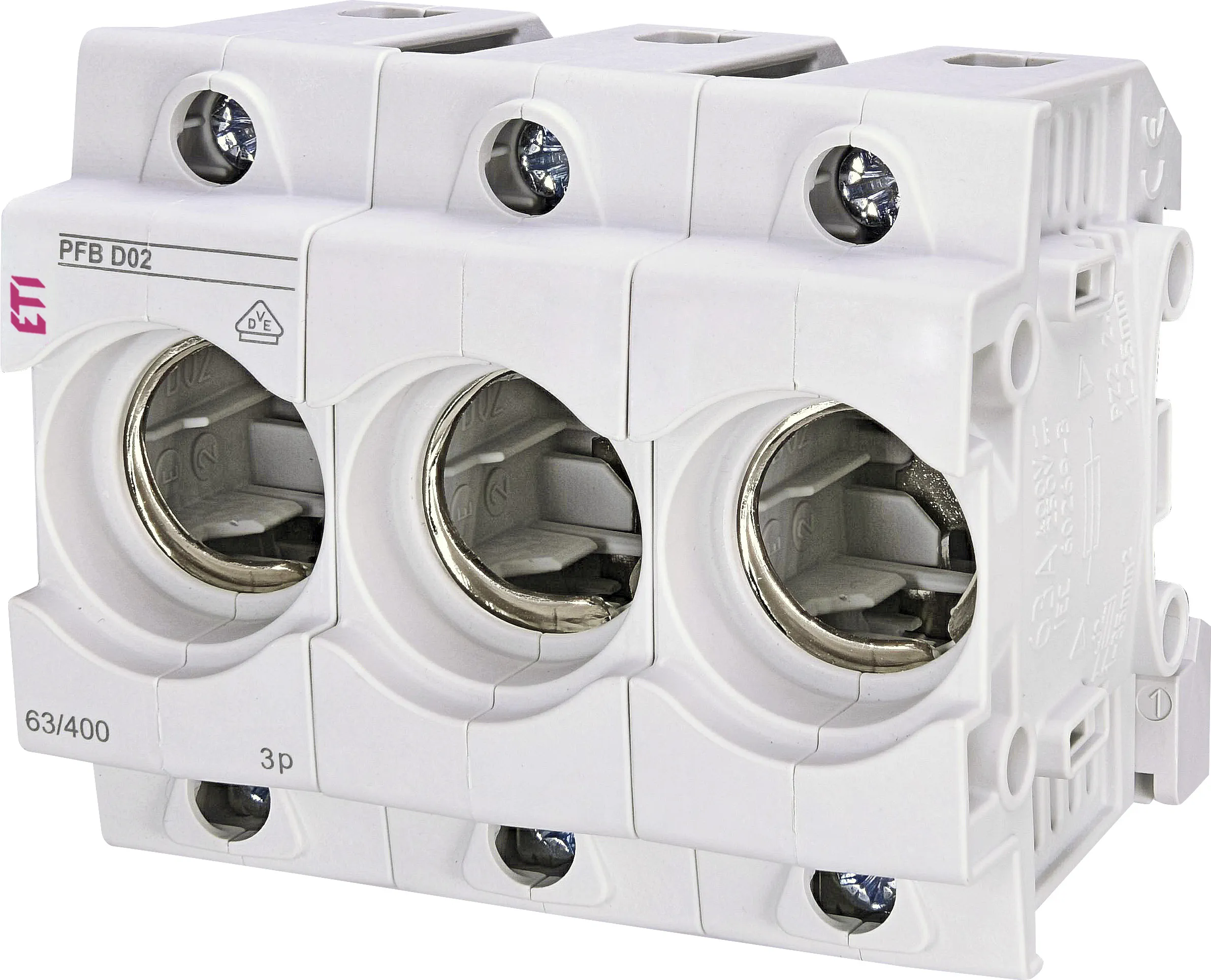 Podstawa bezpiecznikowa PFB D02 3p 002510023