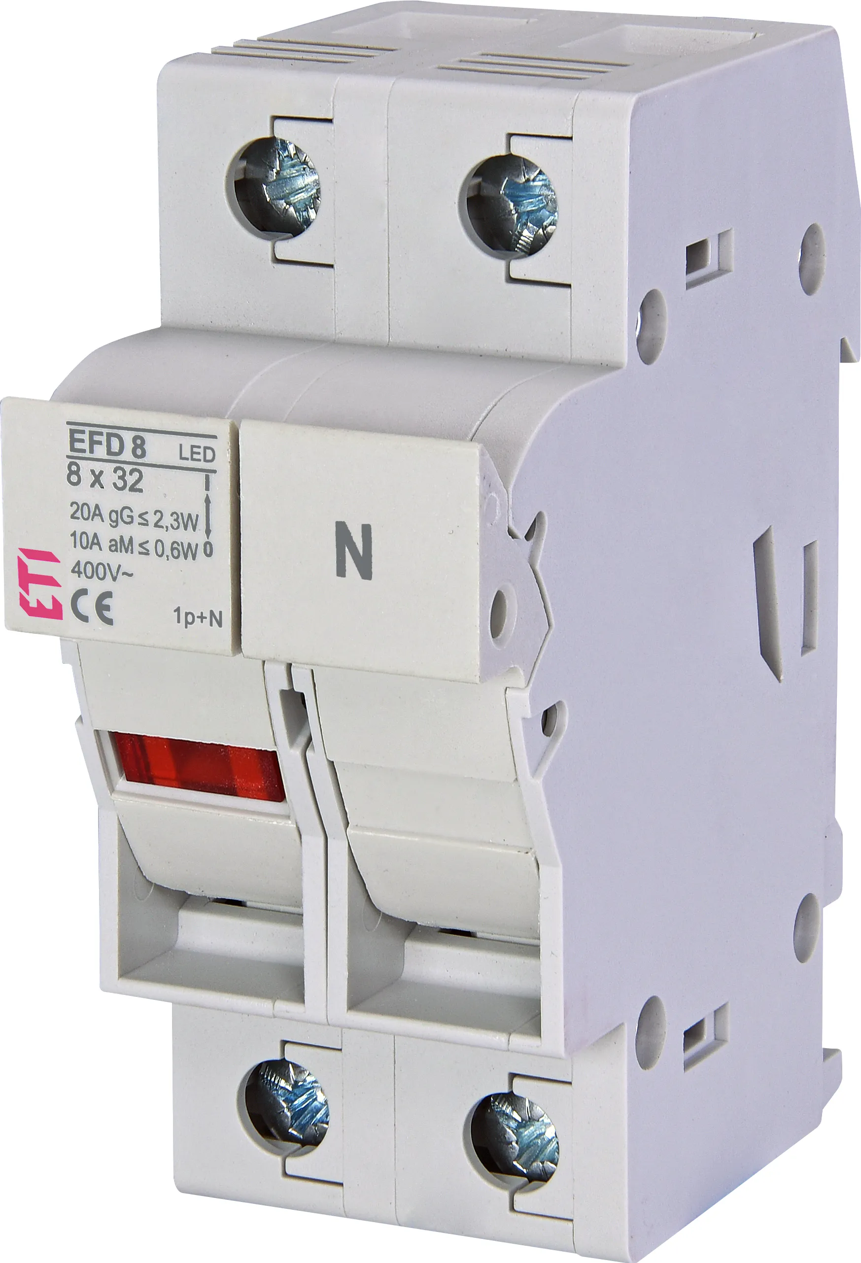 Rozłącznik bezpiecznikowy EFD 8 1p+N LED 002520012