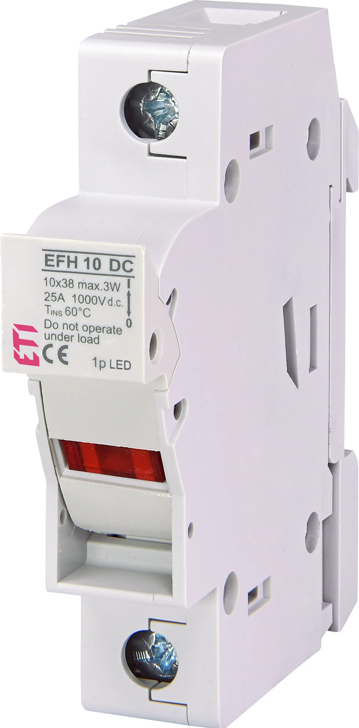 Podstawa bezpiecznikowa EFH 10 DC 1p LED AD 002540511