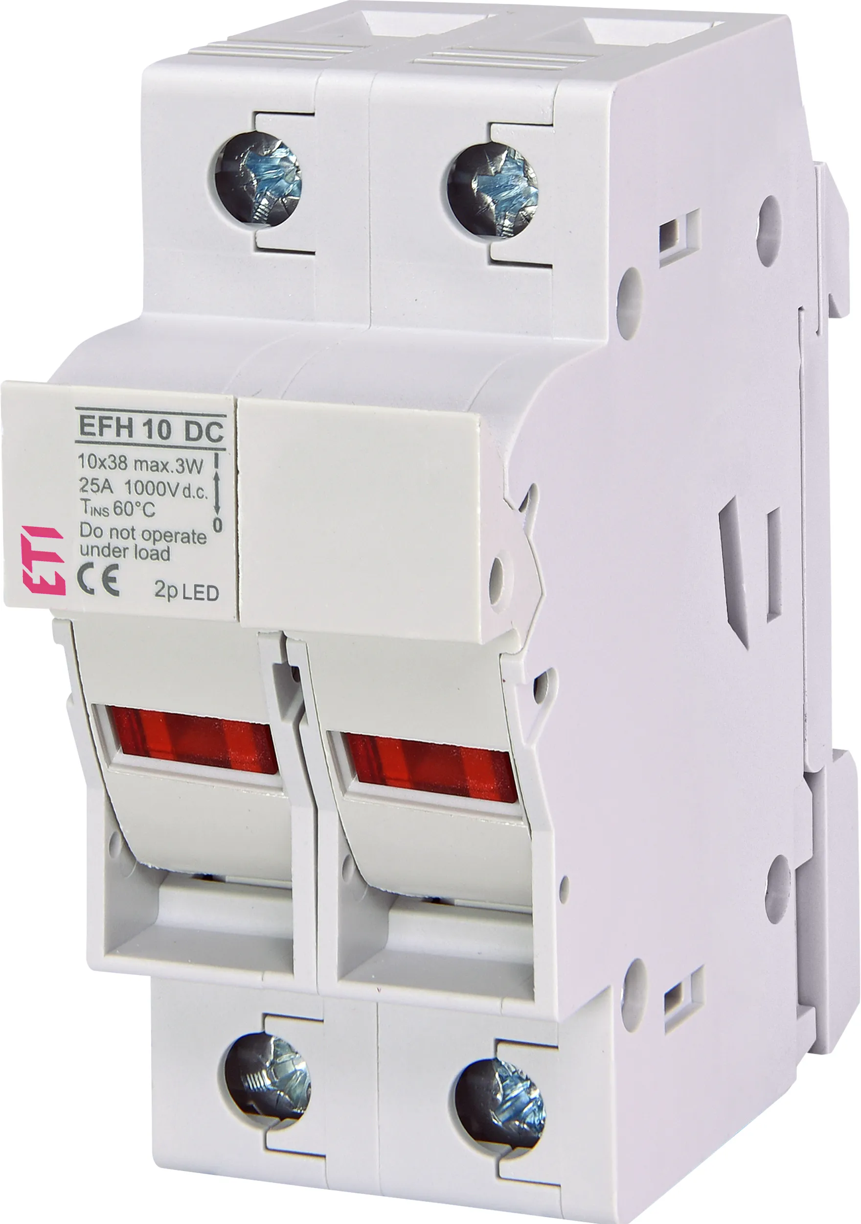 Podstawa bezpiecznikowa EFH 10 DC 2p LED AD 002540513