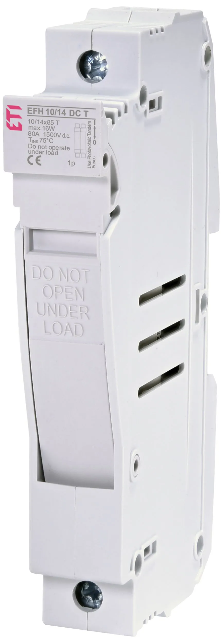 Podstawa bezpiecznikowa EFH 10/14 T DC 1p 002580006