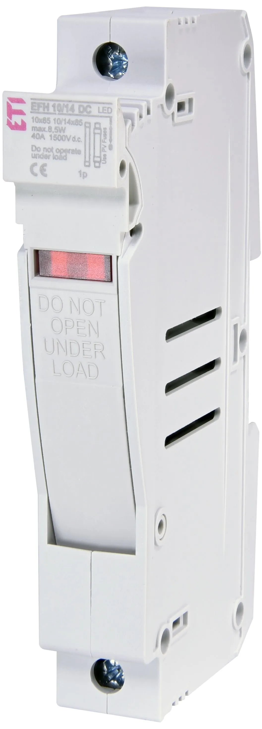 Podstawa bezpiecznikowa EFH 10/14 DC LED 1p 002580011