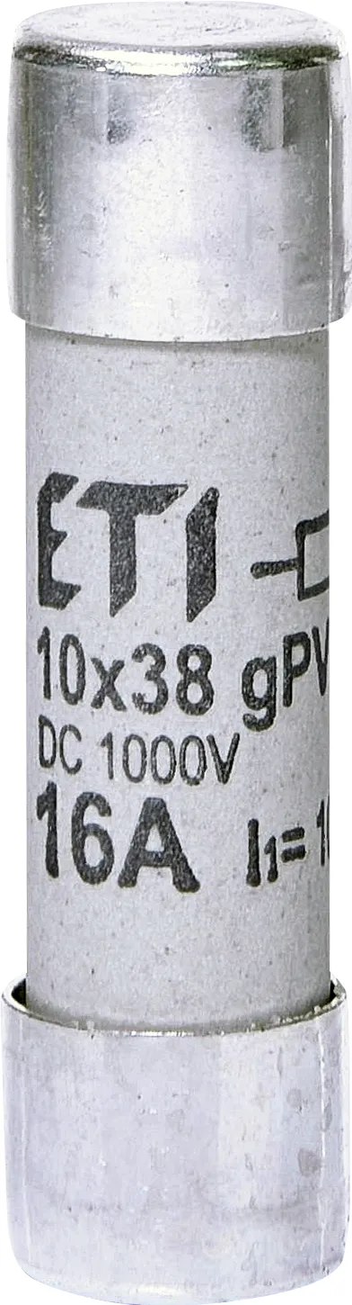 Wkładka topikowa CH10x38 gPV 16A 1000V  UL 002625107