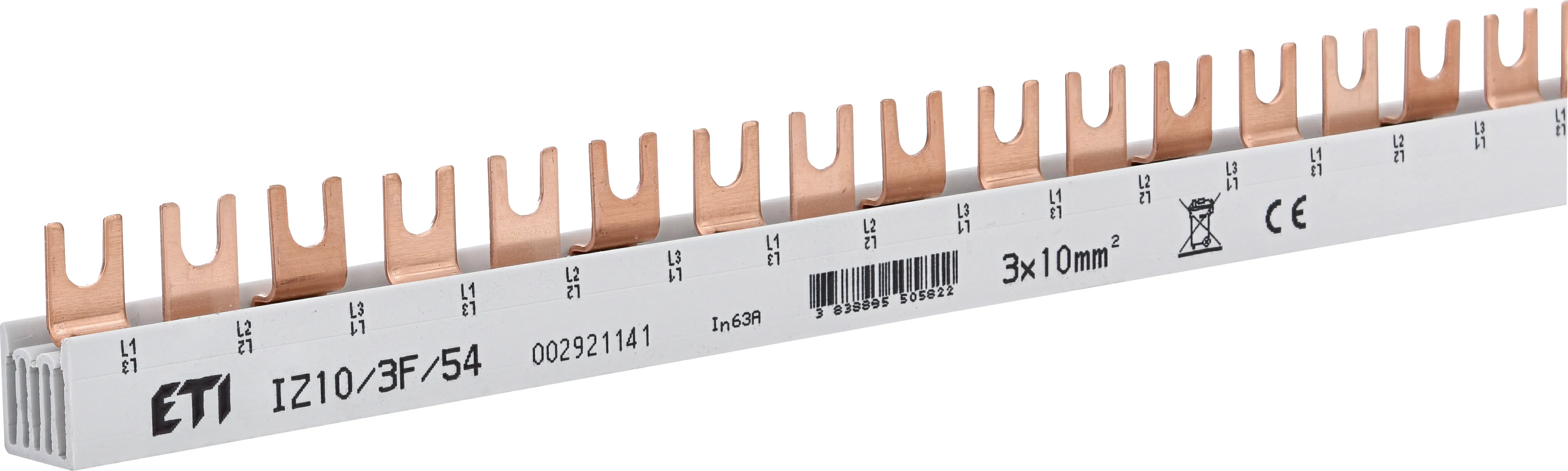 Izolowana szyna zbiorcza IZ10/3F/54 002921141