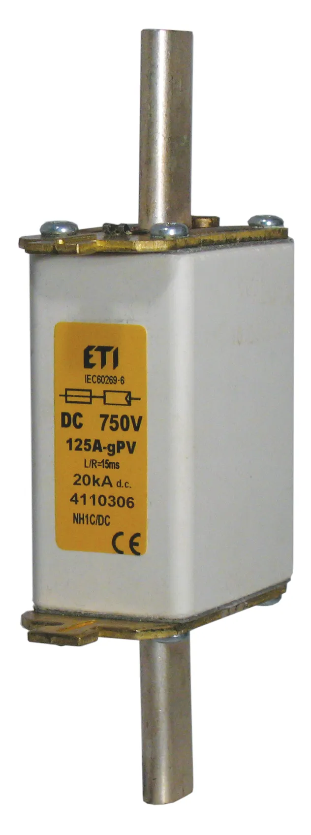 Wkładka topikowa NH1C gPV 63A/750V DC 004110303