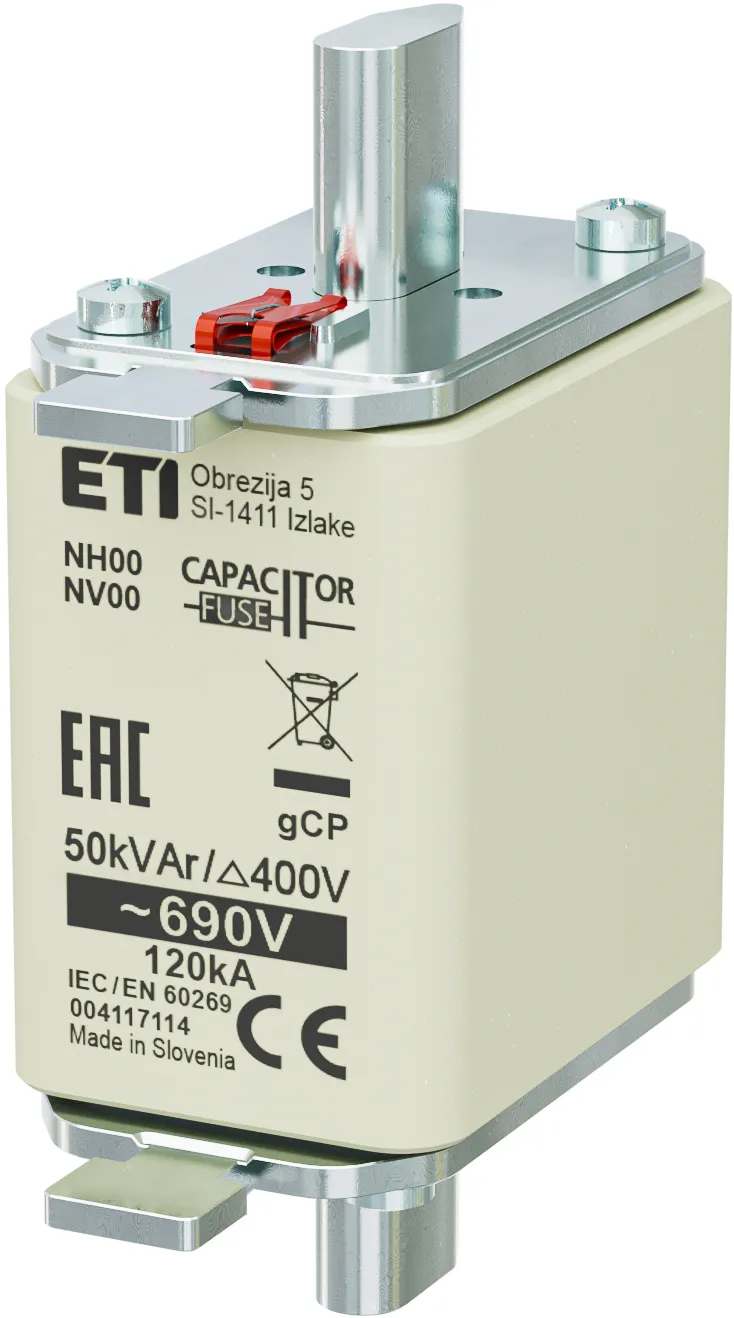 Wkładka topikowa NH00 gCP 50kVAr/690V 004117114