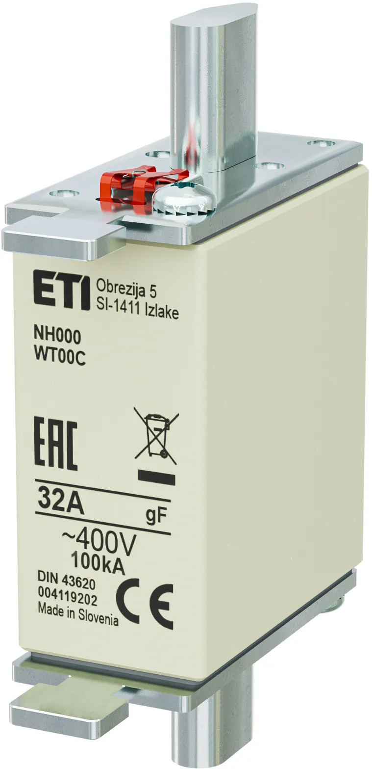 Wkładka topikowa NH000 gF 32A/400V 004119202