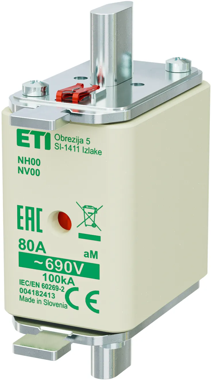 Wkładka topikowa NH00 aM 80A/690V 004182413