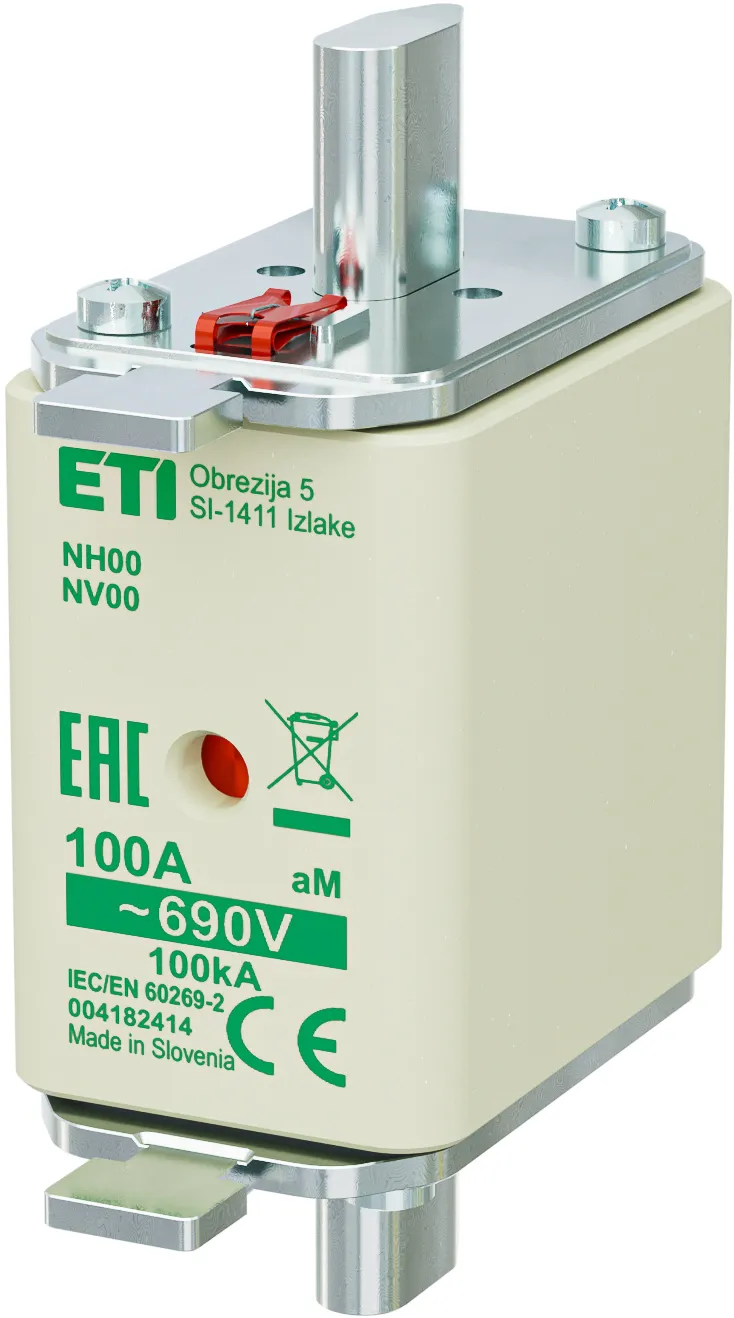 Wkładka topikowa NH00 aM 100A/690V 004182414