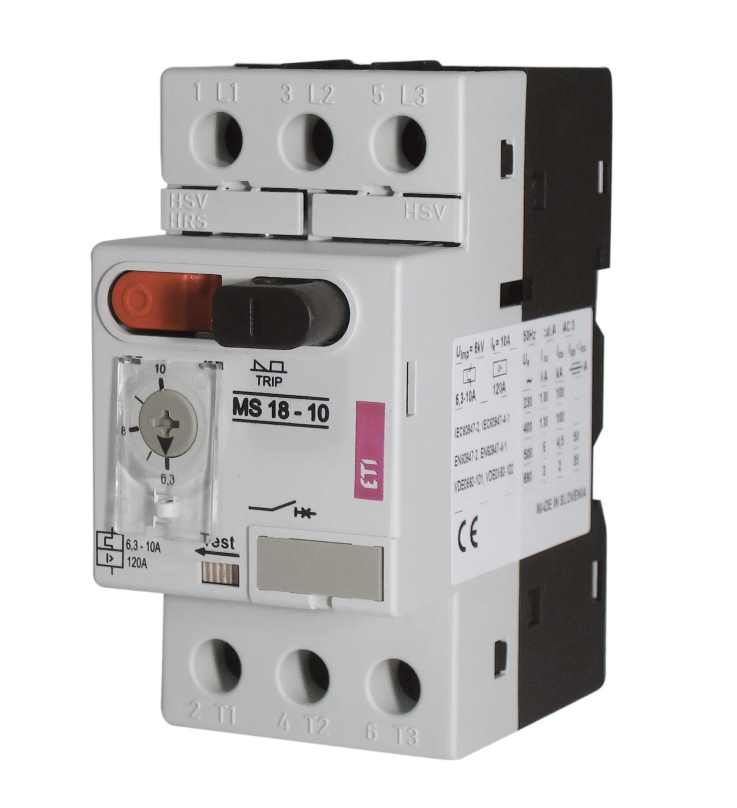 Wyłącznik silnikowy MS18-10A 004600349