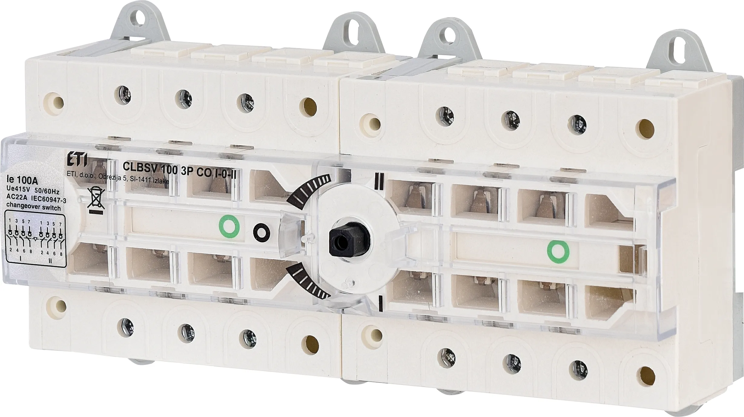 Przełącznik 1-0-2 CLBSV 100 3P CO I-0-II 004661891