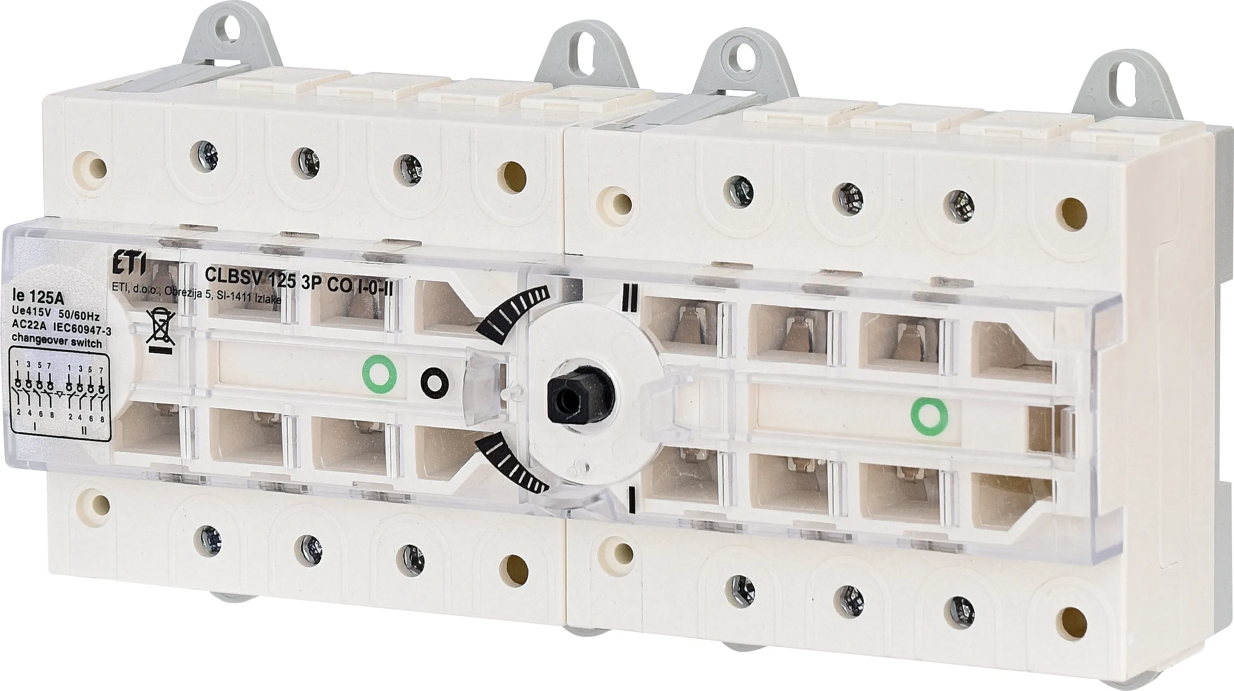 Przełącznik 1-0-2 CLBSV 125 3P CO I-0-II 004661892