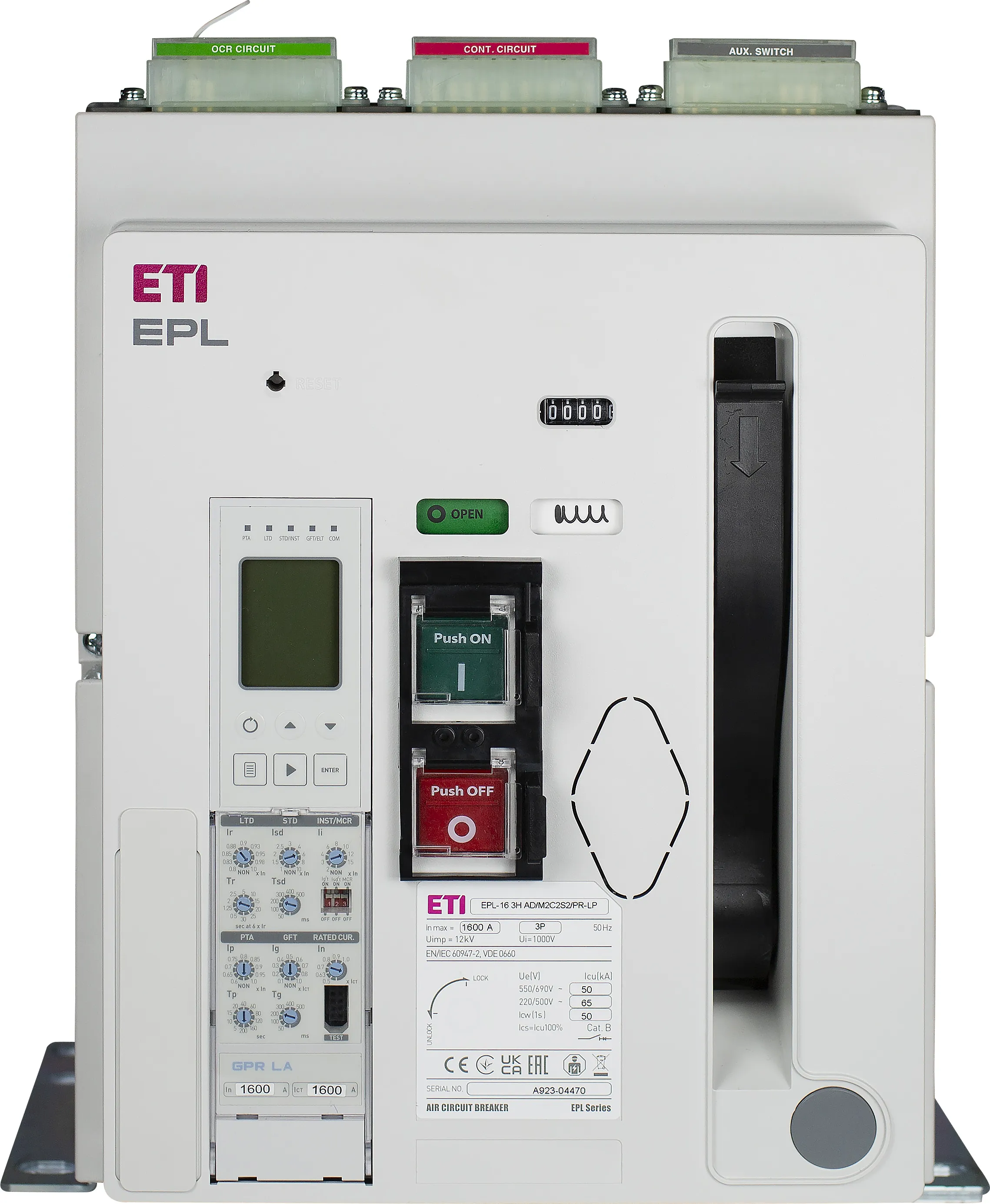 Wyłącznik powietrzny EPL-06 3H AF/M2C2S2/PR-LP 004695716