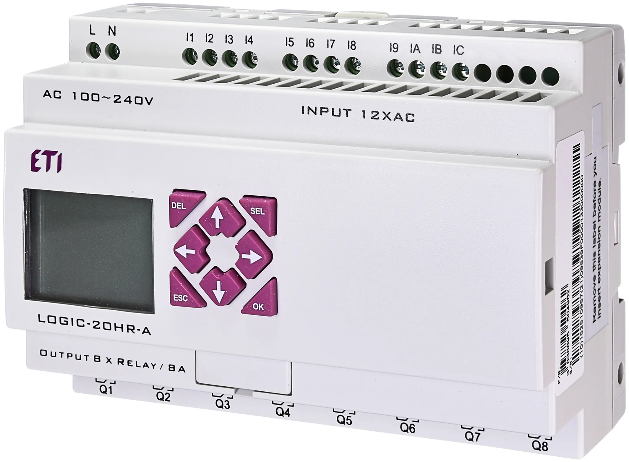 Przekaźnik programowalny LOGIC-ALFA-1B 004780033